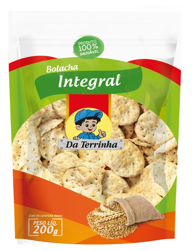 Bolacha Integral Da Terrinha Pacote 200g