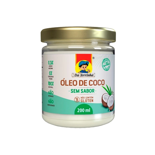 Oleo De Coco Da Terrinha Sem Sabor 200ml