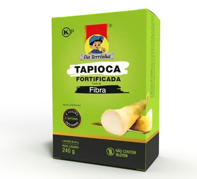 Tapioca Fortificada Da Terrinha Fibra 240g