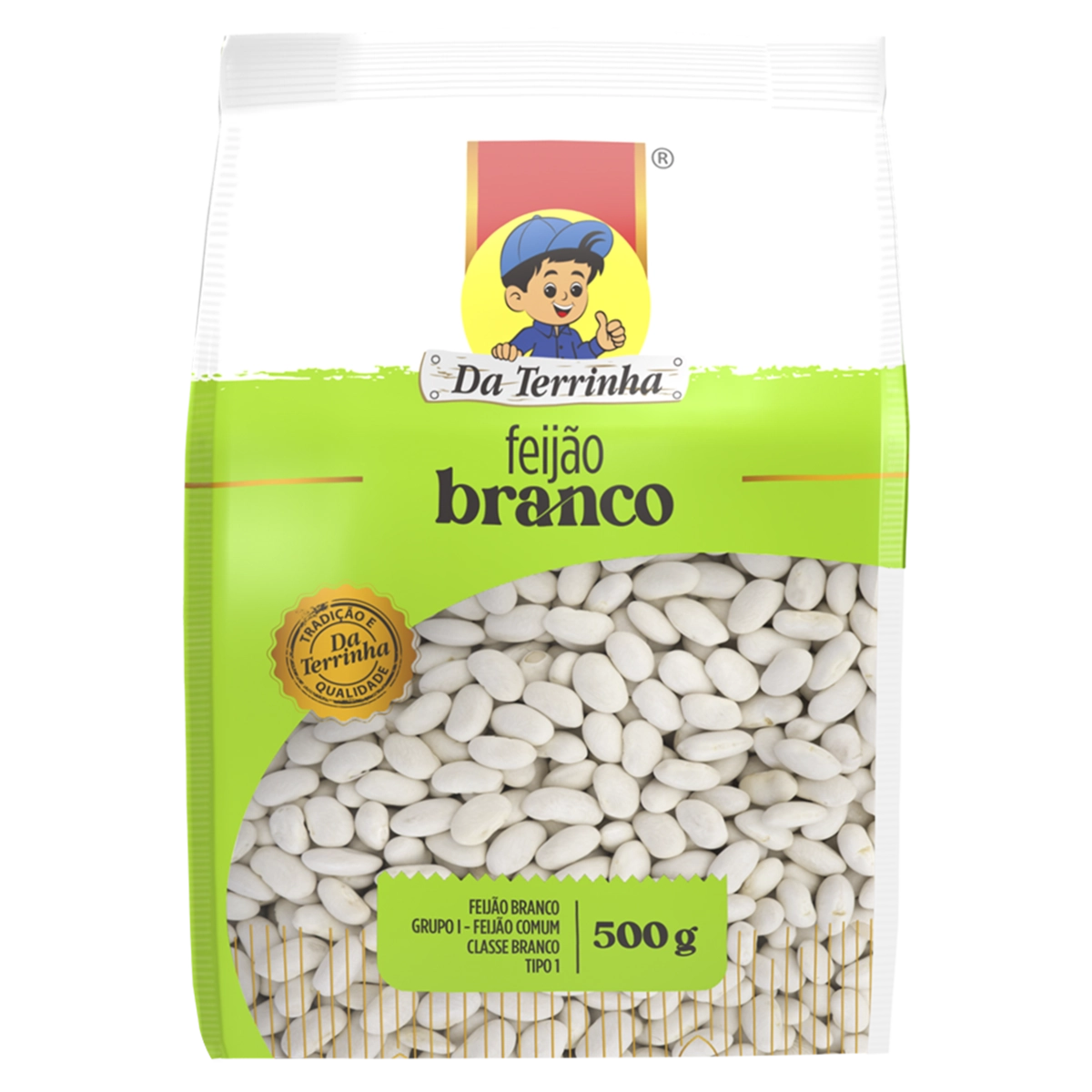 1307 Feijão Branco Da Terrinha 500 G Und