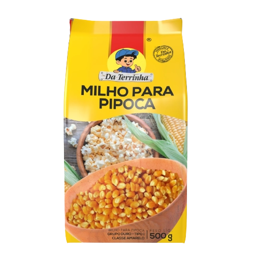 1302 Milho De Pipoca Da Terrinha Quality Gold 500 G Und