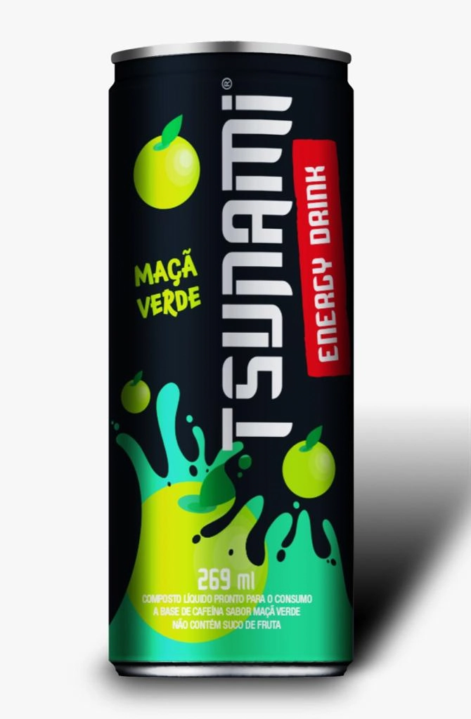 Energetico Tsunami Maca Verde Lata 269ml