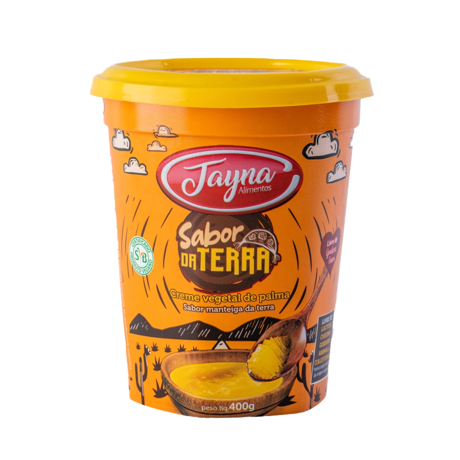 Creme Vegetal Jayna 400g Mant Da Terra