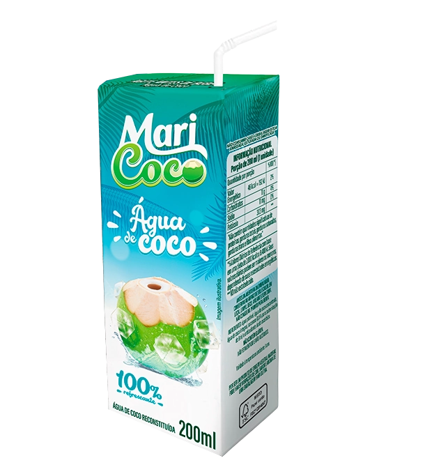Agua De Coco Mari Coco Tp 200ml Cx27un