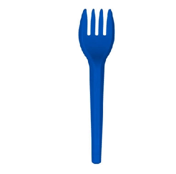 Garfo Descartavel Cropac Azul Sobremesa 50un