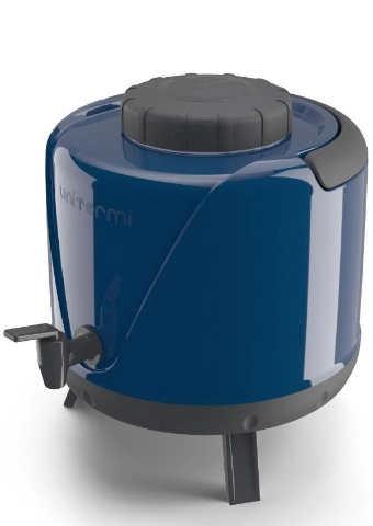 Botija Unitermearezzo Azul C/torneira 5l
