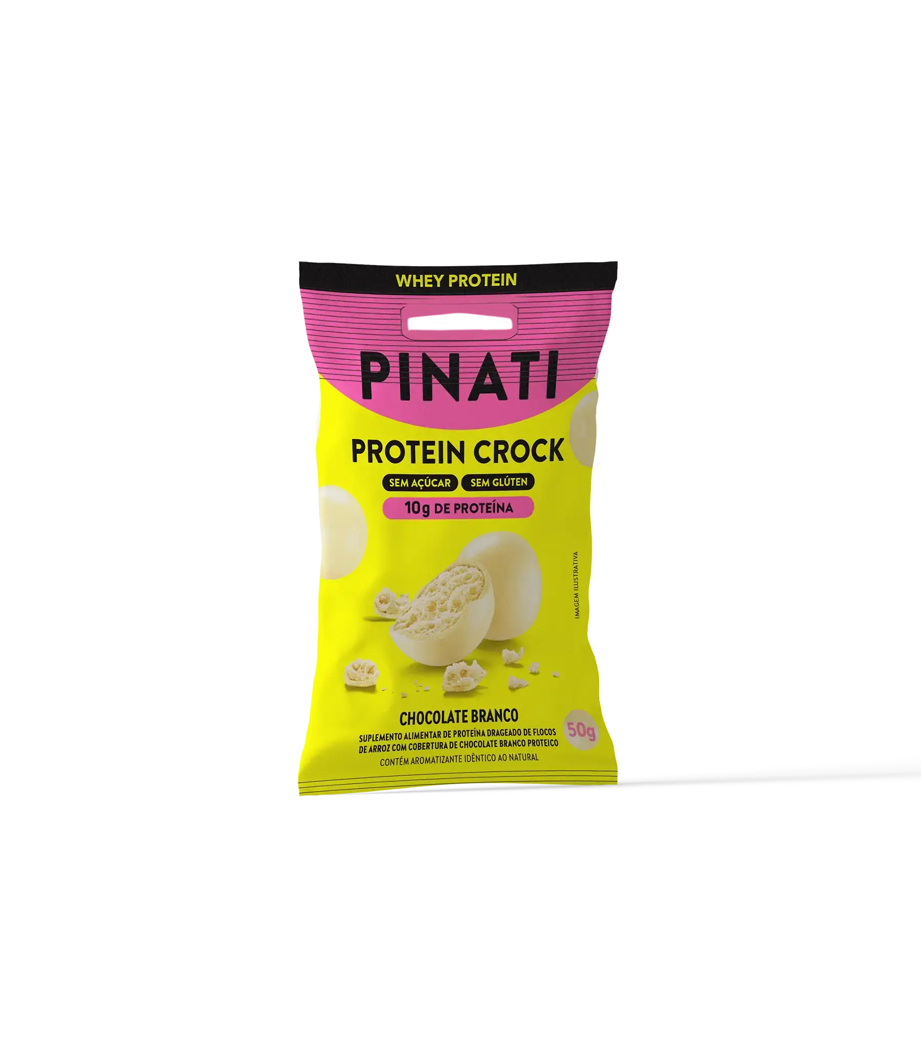 Protein Crock Pinati 50g Chocolate Branco