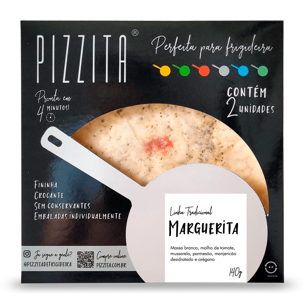 Pizza P/frigideira Pizzita 140g Marguerita