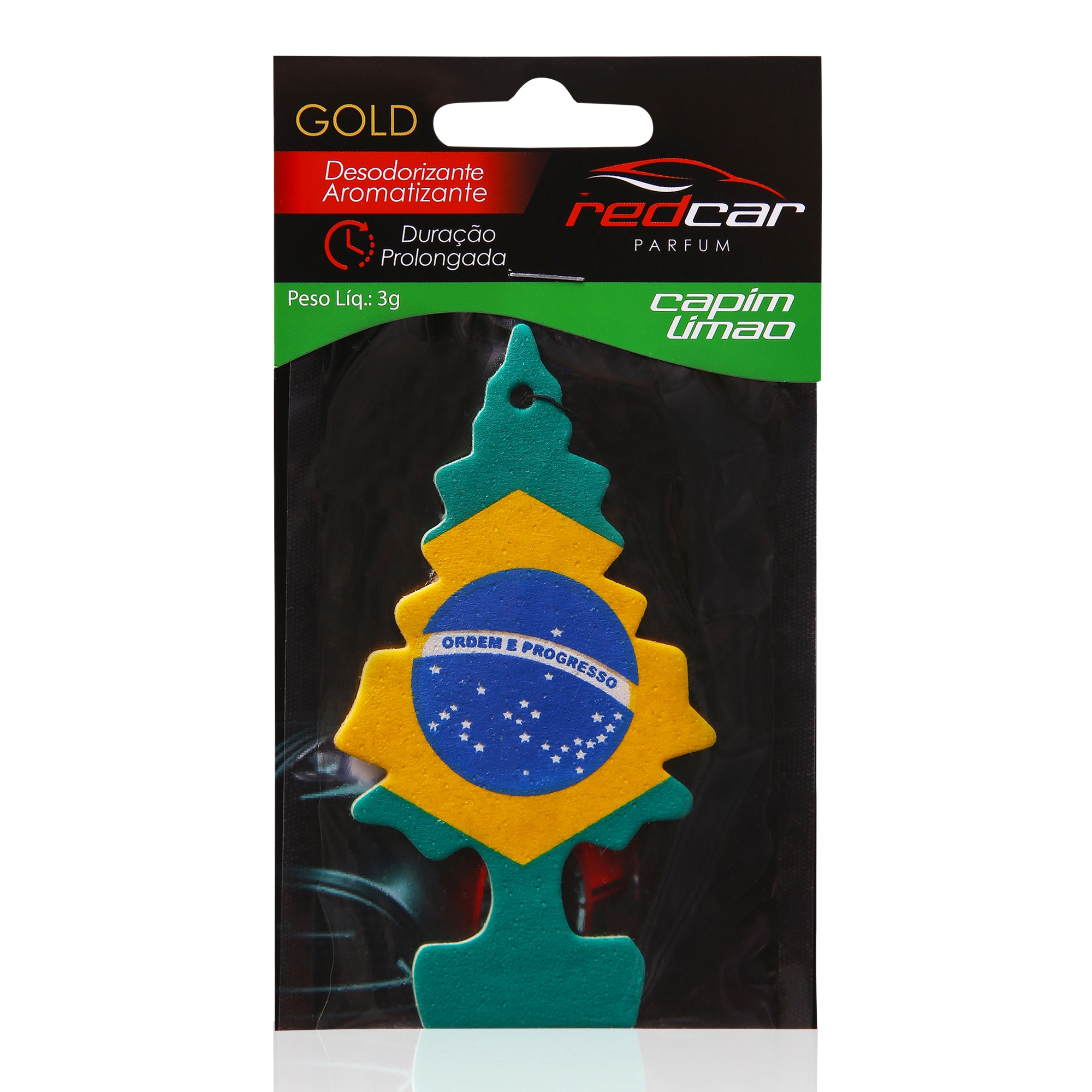 Aromatizante Redcar 6,5gr Capim Limao Pc: 3038 /