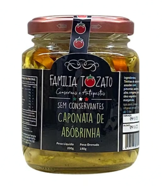 Caponata Abobrinha Gourmet Familia Tozato 200g