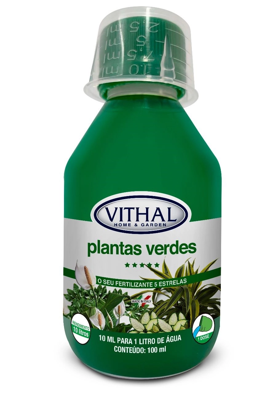 Fertilizante Liq Vithal Plantas Verdes 100ml