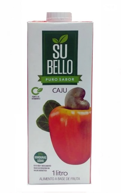 Bebida Adoçada Caju Subello Caixa 1l