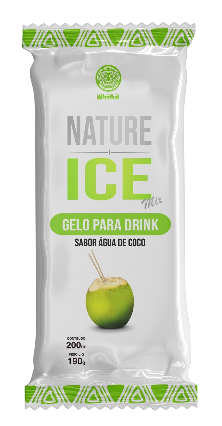 Gelo Para Drinks Sabor Agua De Coco