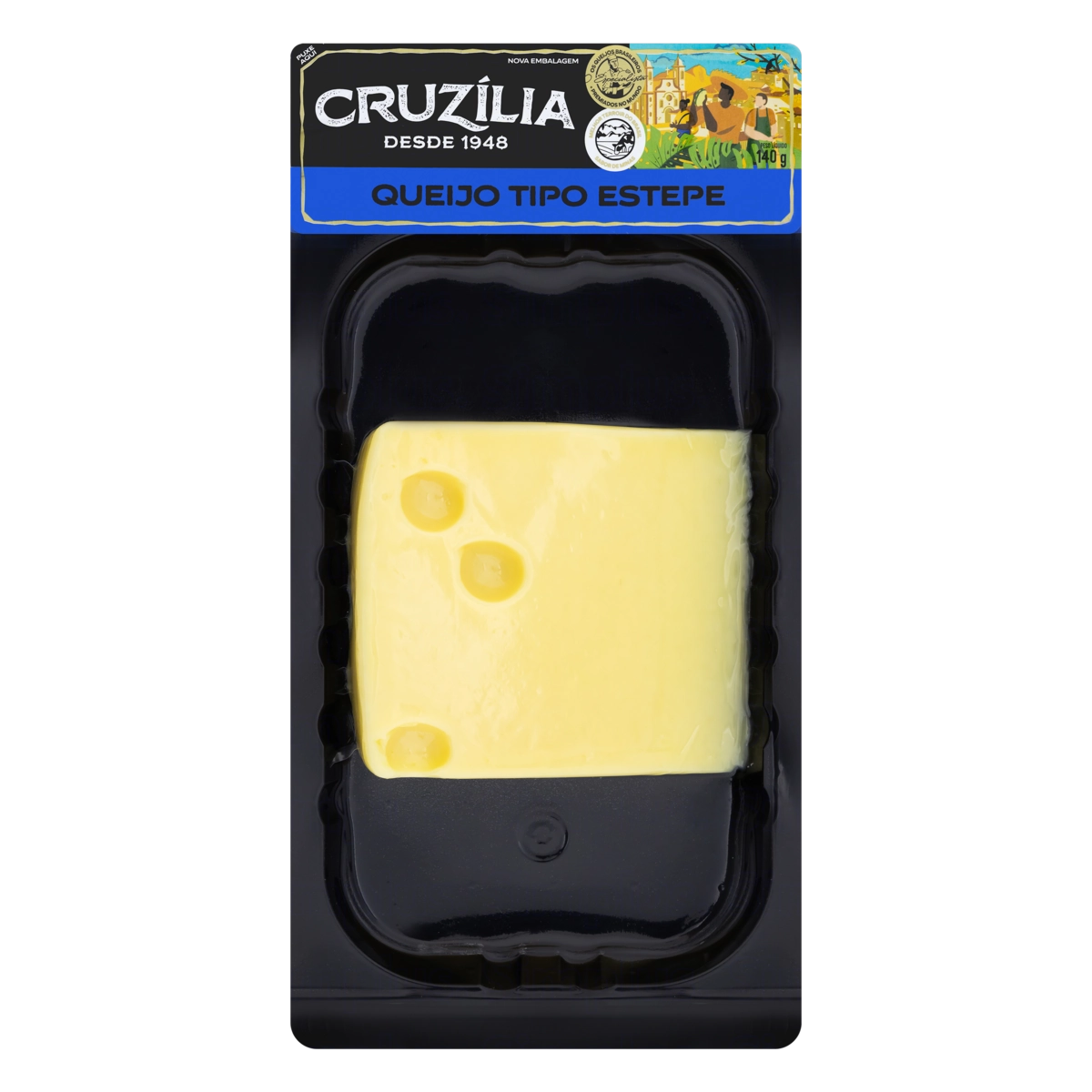Queijo Estepe Fracionado Cruzília 140g
