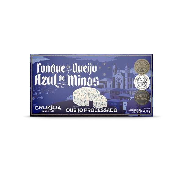 Fondue De Queijo Cruzília Azul De Minas Caixa 400g