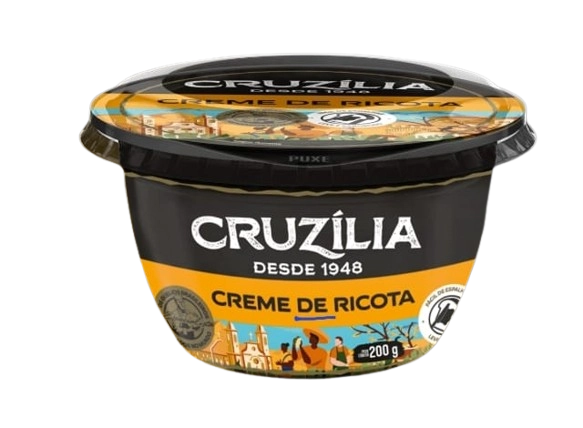 Creme De Queijo Ricota Cruzília Pote 200g