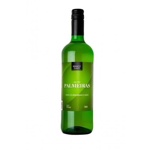 Vinho Bra Palmeiras 750ml Branco Suave