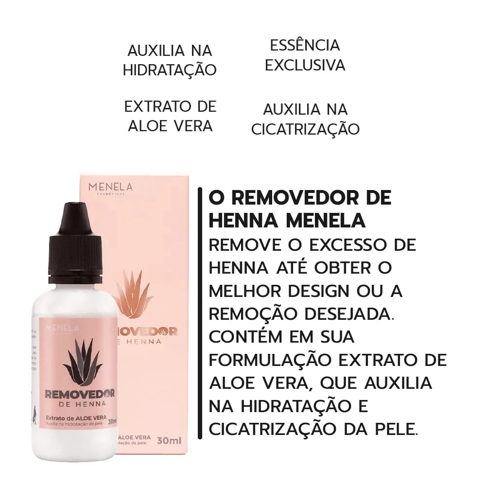 Menela Removedor Henna 30ml.