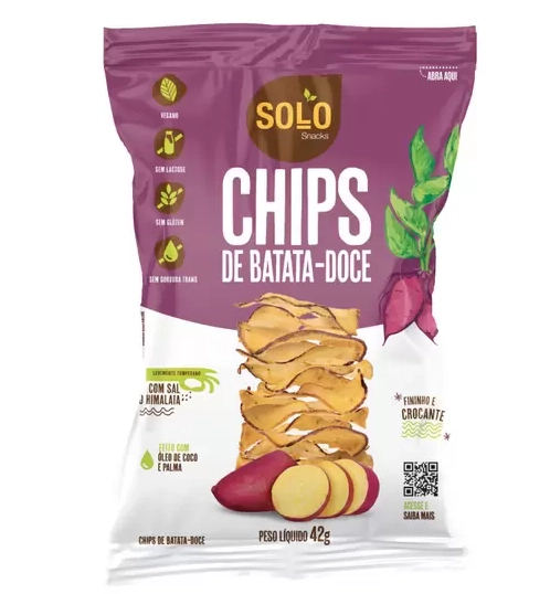 Chips Solo Batata Doce 42gr