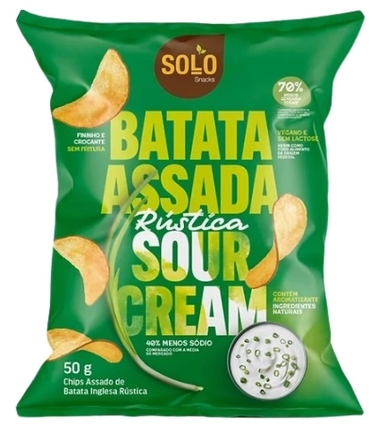 Batata Chips Assada Rustica Solo Sour Cr