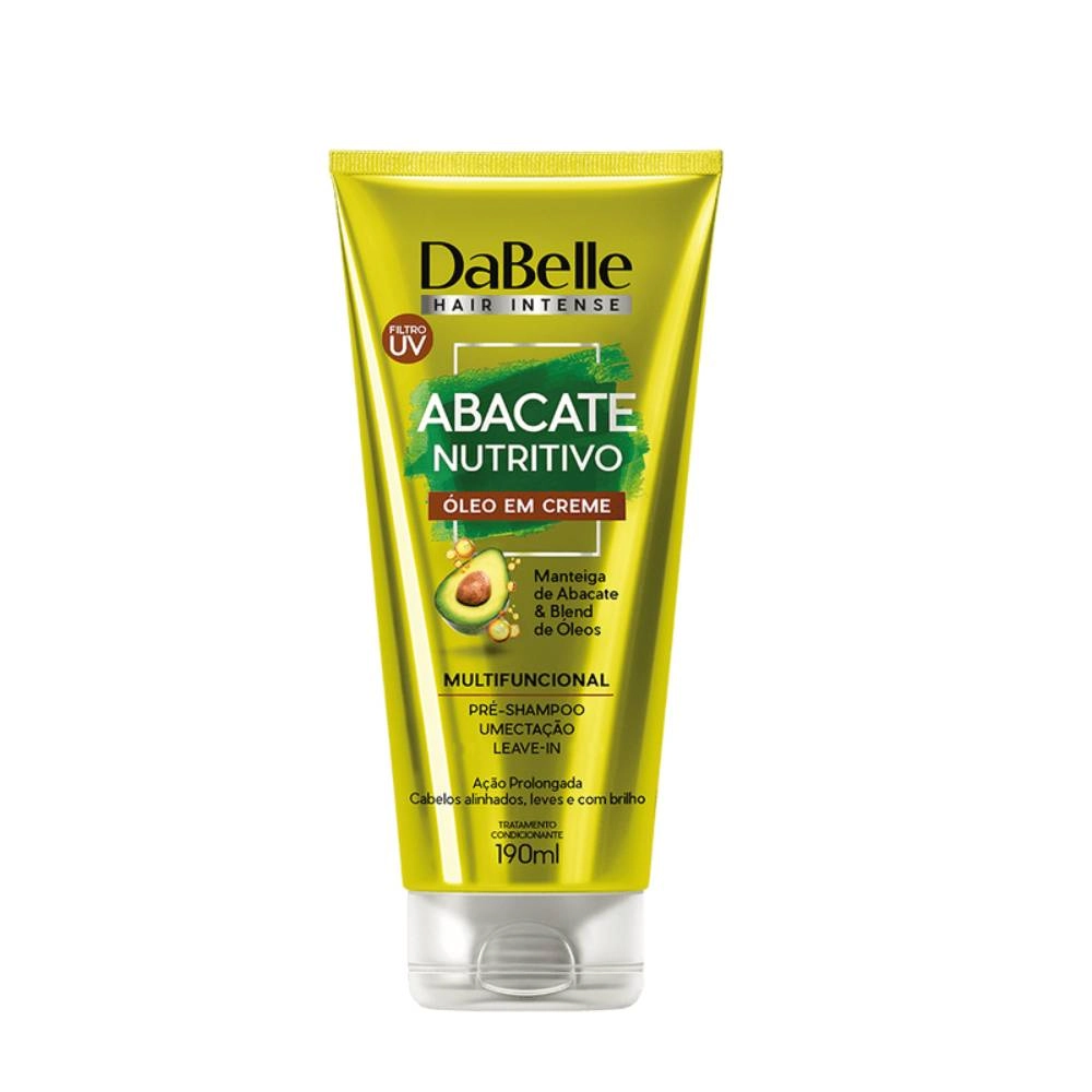 óleo Em Creme Multifuncional Dabelle Abacate Nutritivo Bisnaga 190ml