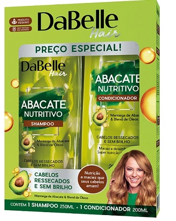Kit Dabelle Sh250ml Cond200ml Abacate