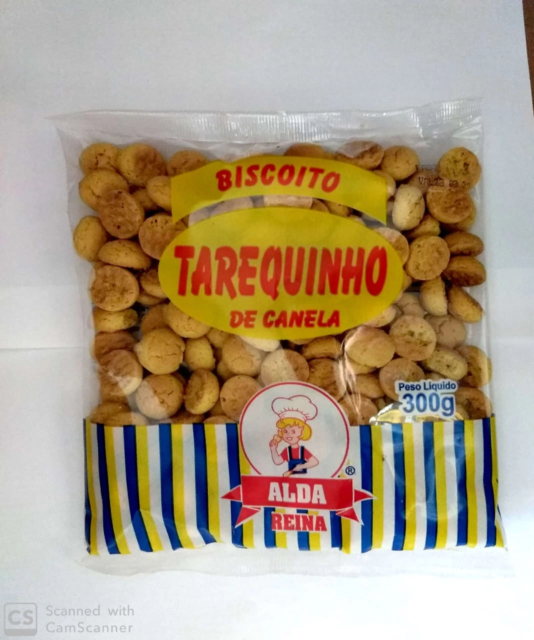 Bolacha Alda Reina 300g Tareco De Canela