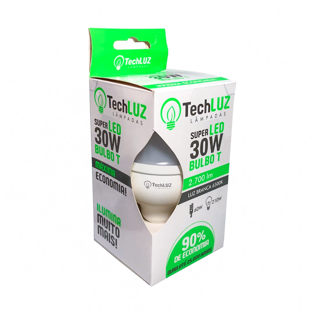 Lampada Led Bulbo E27 30w 206 Fortled