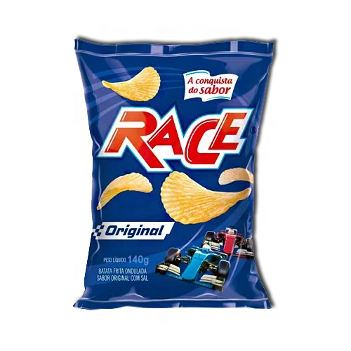 Batata Race Ondulada Original 140g