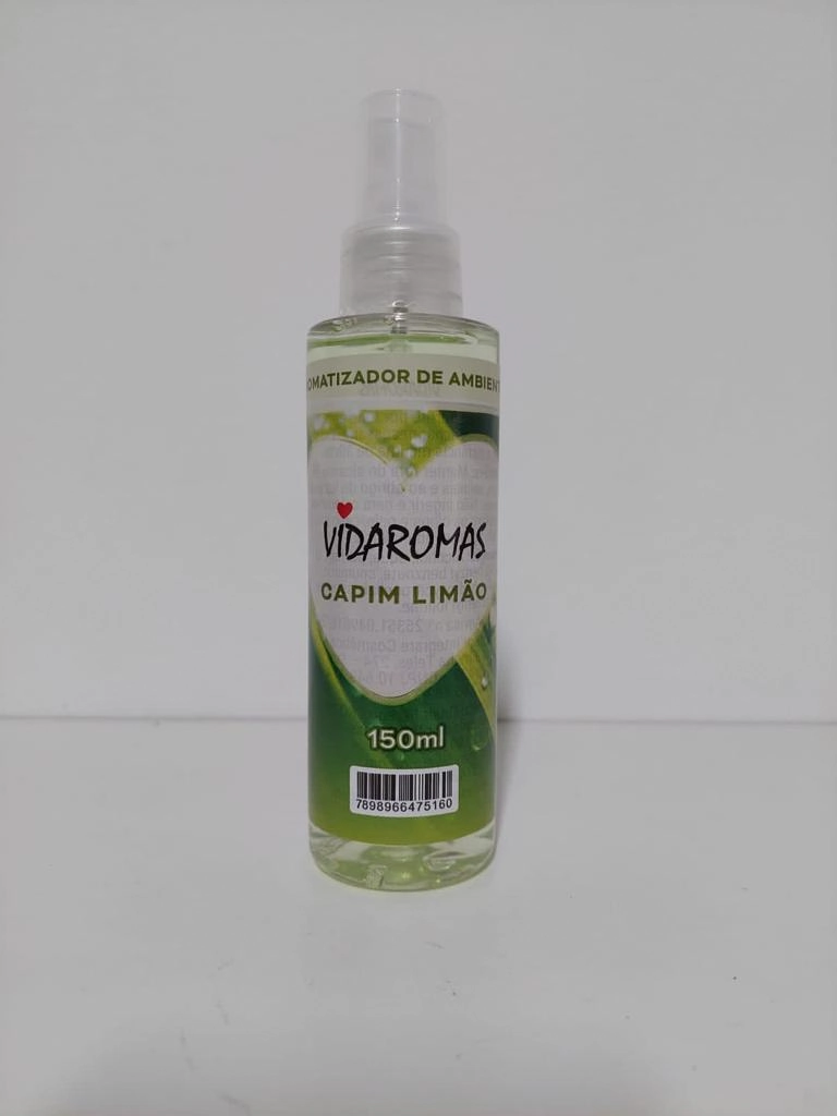 Aromatizador Ambientes Vidaromas Spray Capim Limao