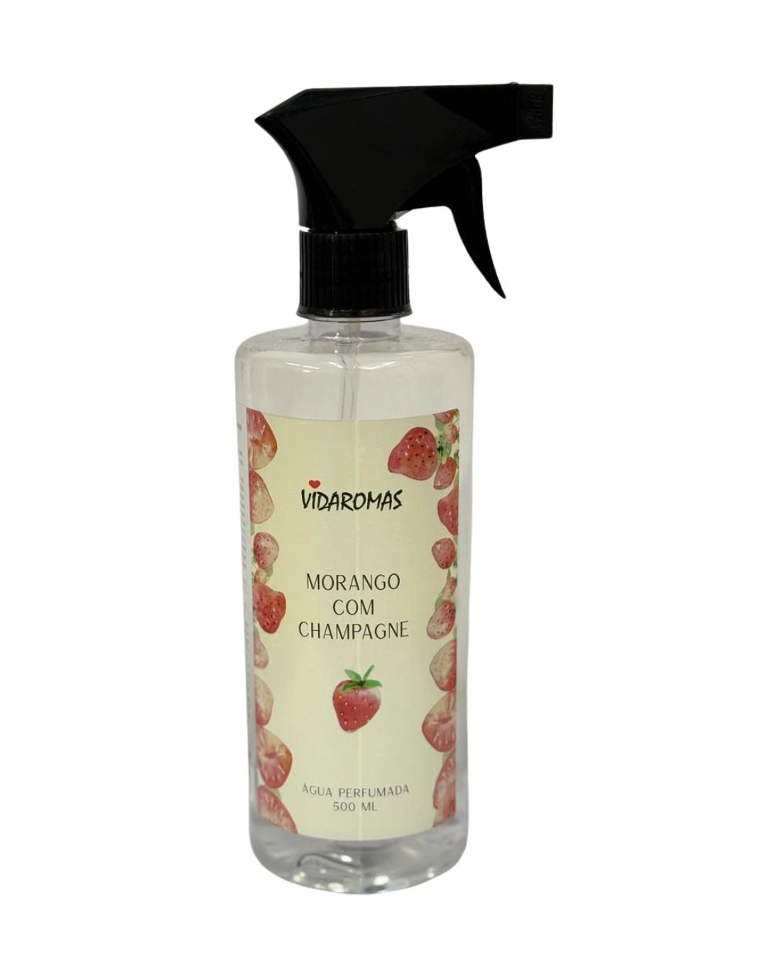 Aromatizador Vidaromas 500ml Spray Morango C/ Champagne