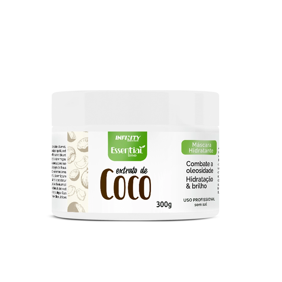 Mascara Hidratacao Coco