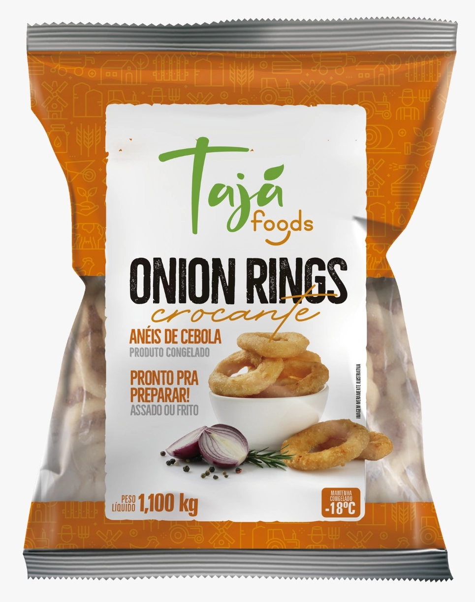 Aneis Cebola Taja Foods Cong 1,1kg