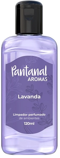 Limpador Concentrado Perf De Ambientes Pantanal Aromas 120ml Lavanda