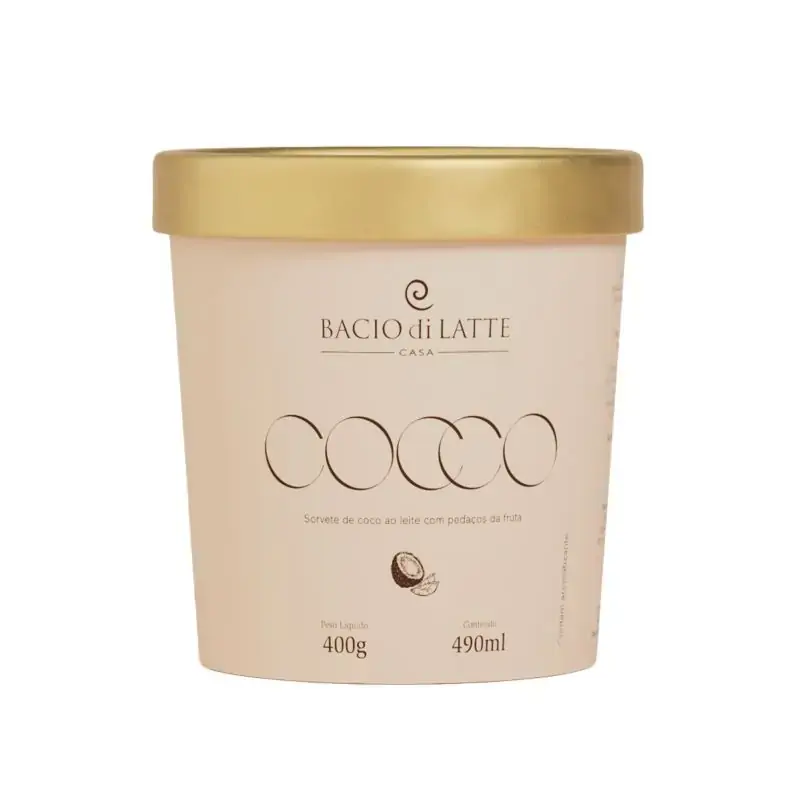 Sorv Bacio Di Latte Cocco 490ml Pote