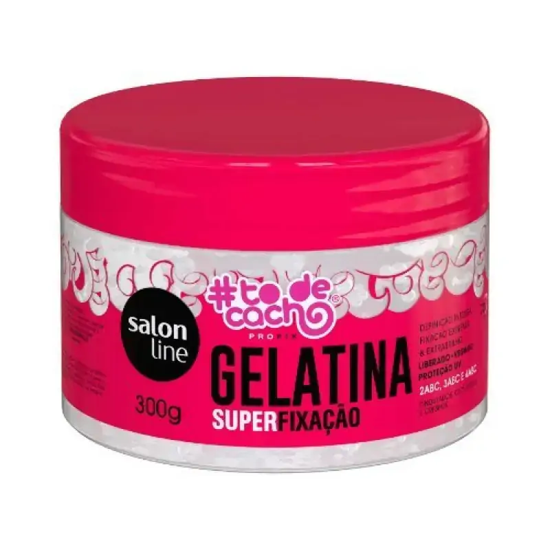 Gelatina Salon Line To De Cacho Super Fixação Pote 300g