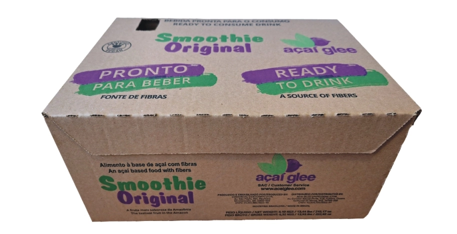 Bebida Pronta Suco Smoothie Original Açaí Glee 250 Ml 24x250ml