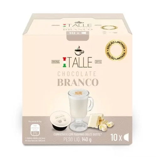 Cafe Italle Capsula 140g Chocolate Branco