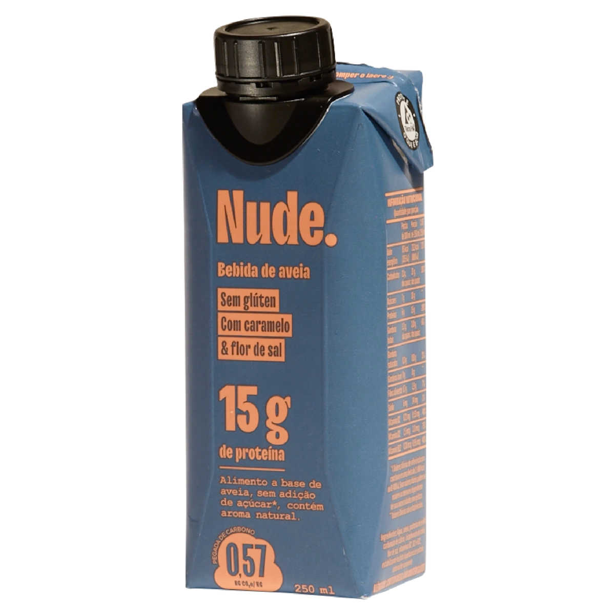Bebida à Base De Aveia Caramelo Flor De Sal Nude. Caixa 250ml