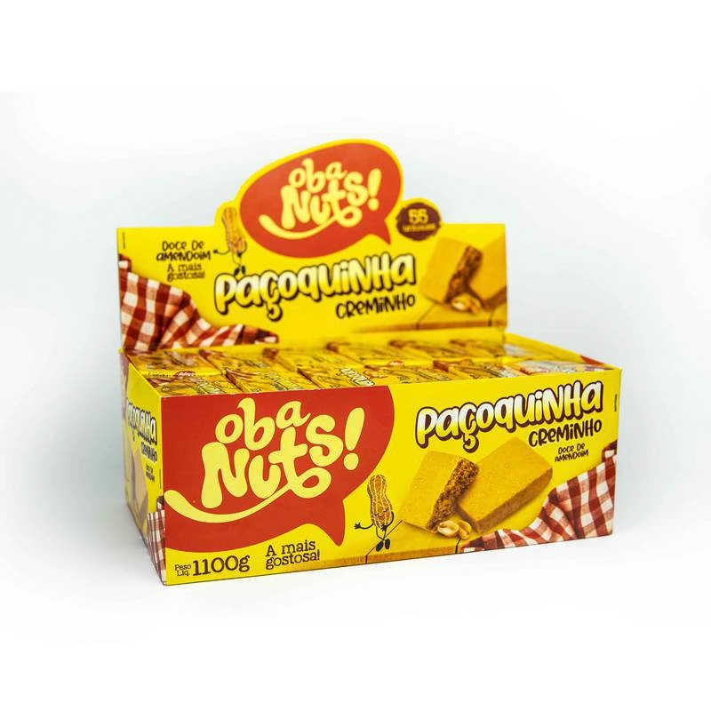 Cx Pacoca Creminho C 55 Oba Nuts