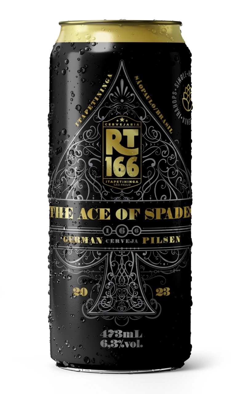 Cerveja German Pilsen The Ace Of Spades Lata Rt 166 473ml