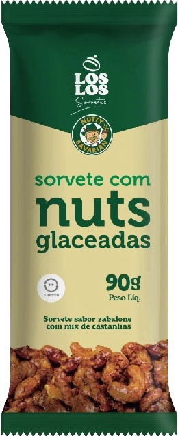 Sorvete Los Los Paleta 90g Nutty Bavarian