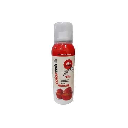 Spray Aerosol Colorcake Vermelho 100ml