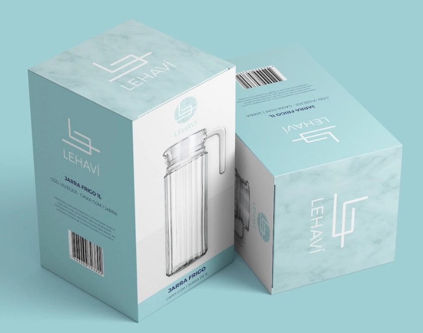 Jarra De Vidro 1 Lts Lehavi