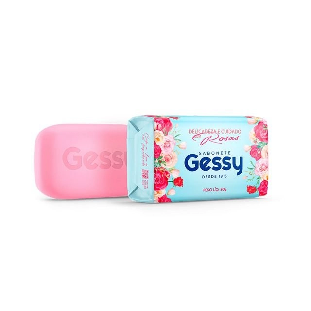 Sabonete Gessy 80g Rosas