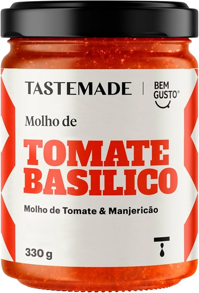 Molho Tom Tastemade Basilico Vd 330g