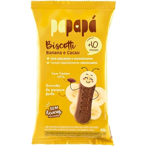 Bisc Papapa 60g Banana/cacau