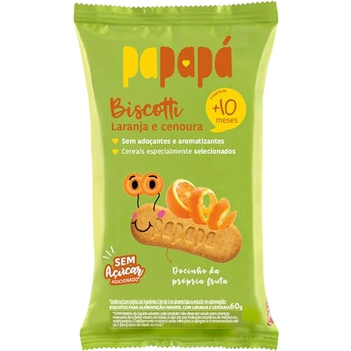 Bisc Papapa 60g Laranja/cenoura