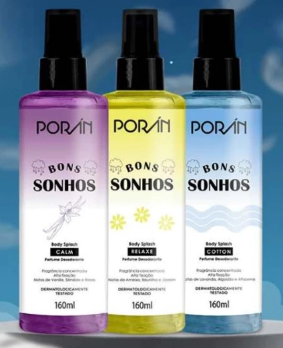 Body Splash Bons Sonhos Relaxe 160ml Pr331 Poran