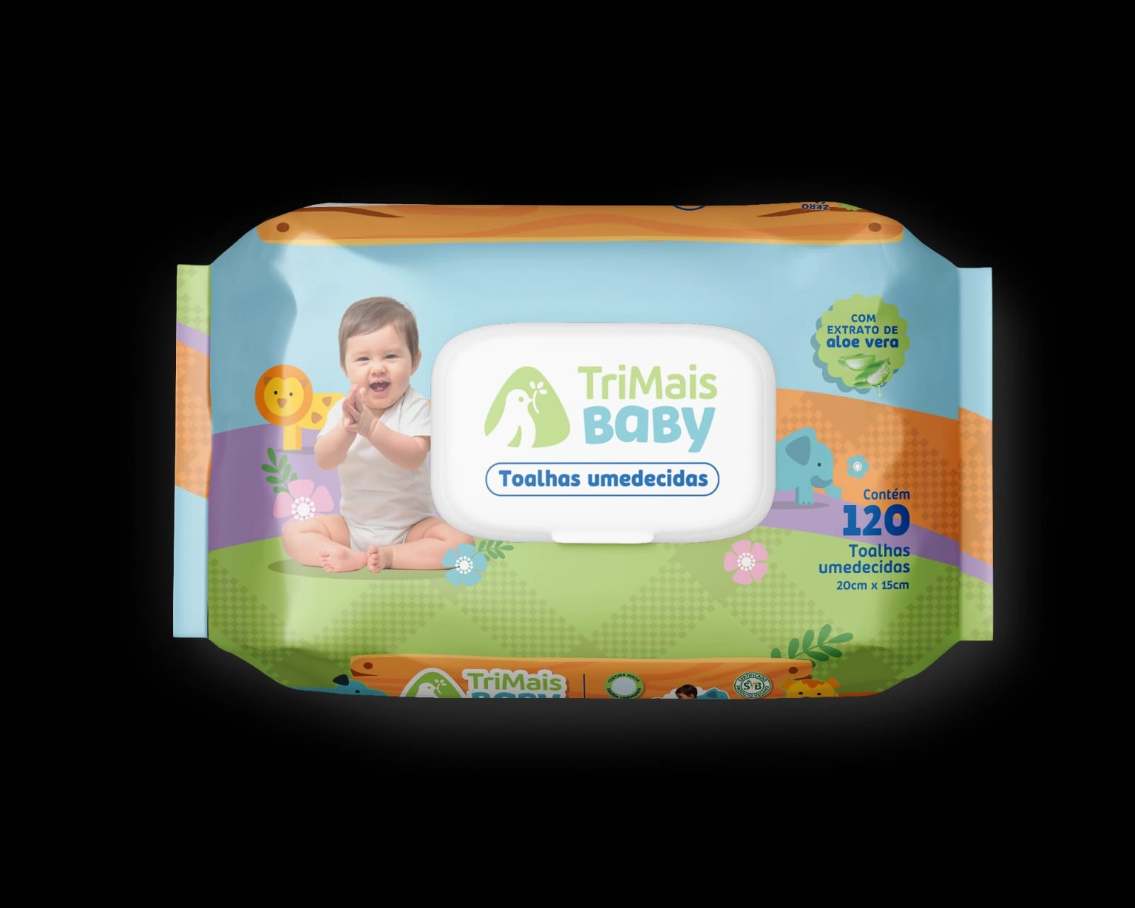 Toalha Umed.trimais 120unid. Premiium Aloe Vera